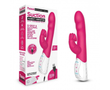 Вибромассажер с клиторальной стимуляцией Clitoral Suction Rabbit, розовый