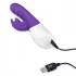 Вибромассажер с клиторальной стимуляцией Clitoral Suction Rabbit, фиолетовый