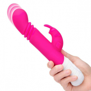 Массажер для G-точки Slim Shaft thrusting G-spot Rabbit, розовый