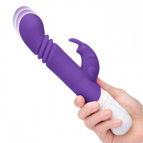 Массажер для G-точки Slim Shaft thrusting G-spot Rabbit, фиолетовый