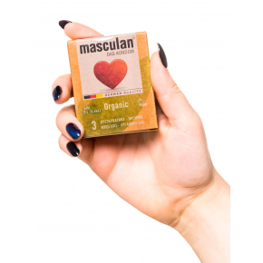 Экологически чистые презервативы Masculan Organic, 3 шт.