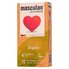 Экологически чистые презервативы Masculan Organic, 10 шт.