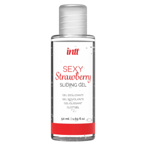 Красные трусики со стимулирующими бусинами и массажным гелем Sliding Gel Strawberry в комплекте