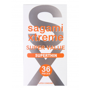 Презервативы из латекса Sagami Xtreme Superthin, 36 шт.