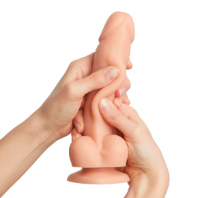 Фаллоимитатор с подвижной кожей Strap-on-me Sliding Skin Realistic Dildo, телесный