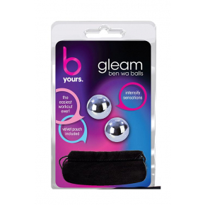Blush Novelties Gleam Stainless Steel Kegel Balls — вагинальные шарики из металла, ⌀1.9 см