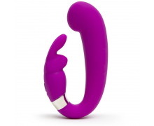 Вибратор с клиторальным зайчиком Mini G-Spot Curve Vibe