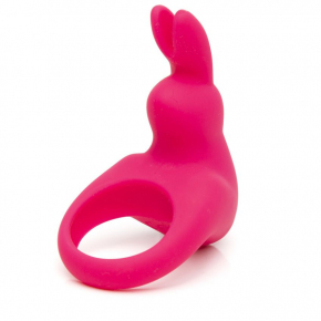 Эрекционное виброкольцо Rechargeable Rabbit Cock Ring, розовое