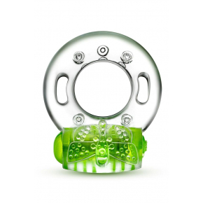 Эрекционное виброкольцо Arouser Vibrating C-Ring, зеленое