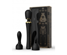 Wand-вибратор с 2 насадками Kyro, черный