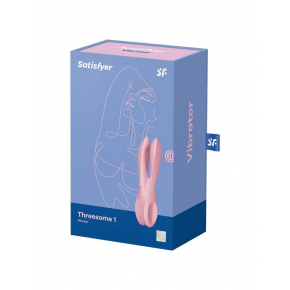 Вибратор с пальчиками  Satisfyer Threesome 1, розовый