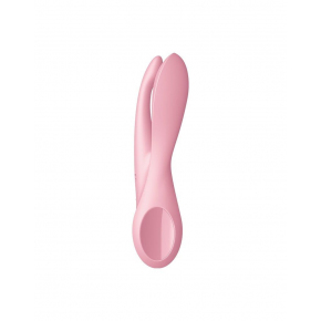 Вибратор с пальчиками  Satisfyer Threesome 1, розовый