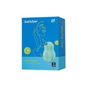 Вакуумный стимулятор клитора Satisfyer Pro To Go 1, мятный