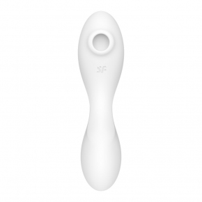 Вибратор 3-в-1 Satisfyer Curvy Trinity 5+, белый