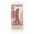 Фаллоимитатор RealRock Curved Realistic Dildo Balls Suction Cup 7