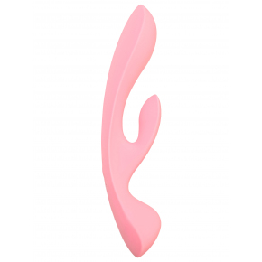 Двусторонний вибратор-кролик Satisfyer Triple Oh, розовый