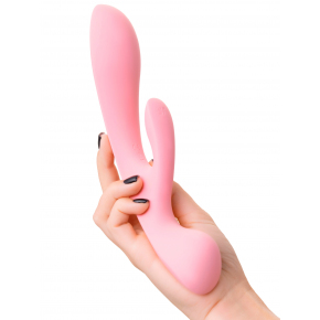 Двусторонний вибратор-кролик Satisfyer Triple Oh, розовый