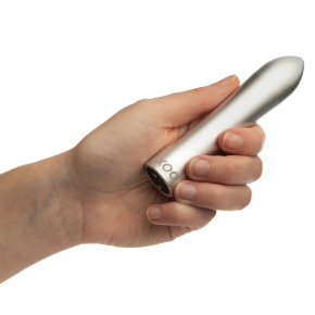 Металлическая вибропуля Doxy Bullet, серебристая