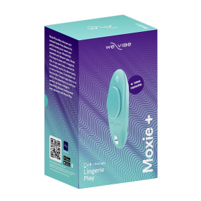 Вибростимулятор в трусики We-Vibe Moxie +, аквамариновый