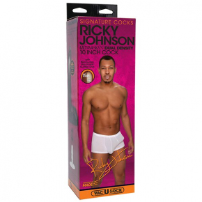 Фаллоимитатор со съемной присоской Signature Cocks Ricky Johnson
