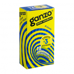 Презервативы Ganzo Classic, 15 шт