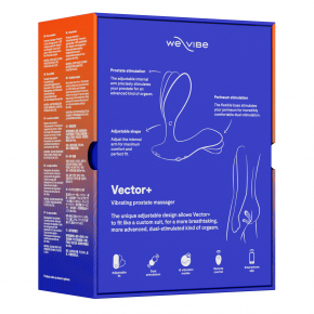 Вибростимулятор простаты We-Vibe Vector+, синий