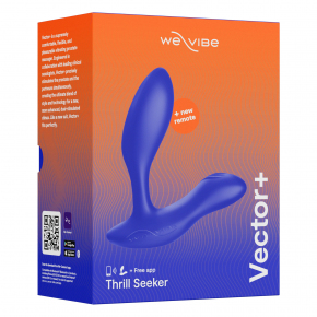 Вибростимулятор простаты We-Vibe Vector+, синий