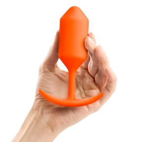 Пробка для ношения b-Vibe Snug Plug 3, оранжевая