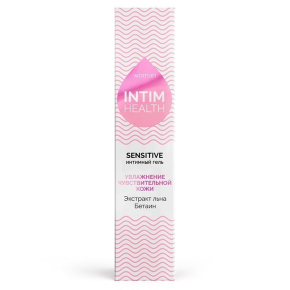 Деликатный лубрикант на водной основе Intim Health Sensitive, 100 г