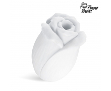 Нереалистичный мастурбатор в форме бутона цветка White Rose