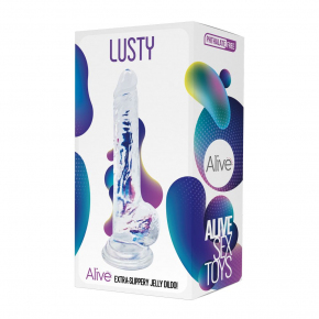 Фаллоимитатор на присоске Lusty Jelly Dildo