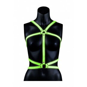 Портупея с неоновым эффектом Ouch! Body Harness