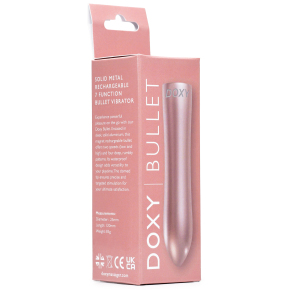 Металлическая вибропуля Doxy Bullet, розовая