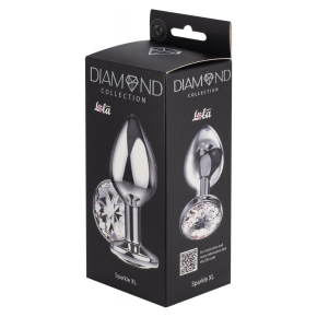 Анальная пробка с кристаллом Diamond Sparkle XL