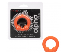 Эрекционное кольцо Liquid Silicone Dual Ball Ring