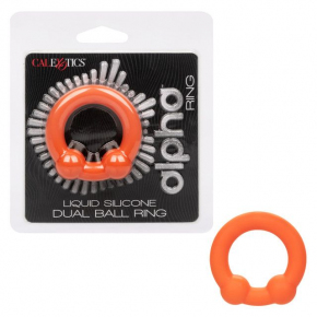 Эрекционное кольцо Liquid Silicone Dual Ball Ring