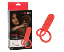 Эрекционное кольцо Couples Enhancers Silicone Rechargeable Vertical Dual Enhancer