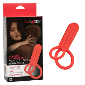 Эрекционное кольцо Couples Enhancers Silicone Rechargeable Vertical Dual Enhancer