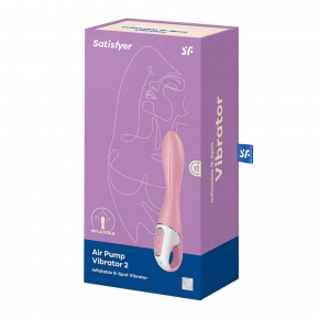 Вибромассажер с функцией расширения Satisfyer Air Pump Vibrator 2