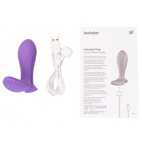 Анальный вибростимулятор Satisfyer Intensity Plug, фиолетовый