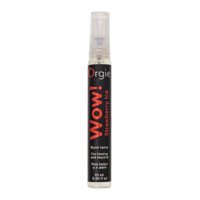 Оральный спрей с охлаждающим и возбуждающим эффектом Orgie Wow! Strawberry Ice Blowjob Spray, 10 мл