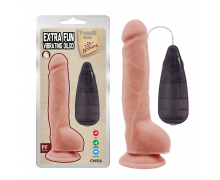 Вибратор с мошонкой на присоске Extra Fun Vibrating Dildo