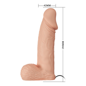 Женский страпон на регулируемых ремешках с вибрацией