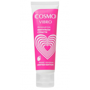 Возбуждающий гель на водно-силиконовой основе с ароматом земляники Cosmo Vibro Земляника, 50 г