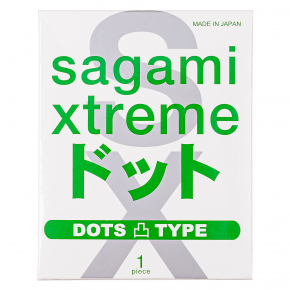 Презервативы из латекса Sagami Xtreme Type E, 1 шт.