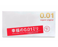 Полиуретановые презервативы Sagami Original 0.01, 20 шт.