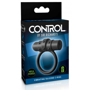 Перезаряжаемое эрекционное кольцо Pipedream Sir Richard's Control Vibrating Silicone C-Ring