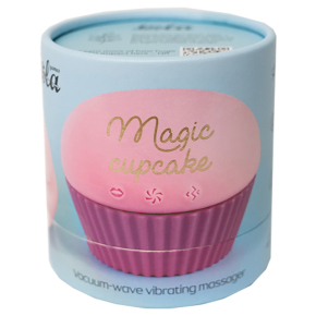 Вакуум-волновой вибратор в форме капкейка Magic Cupcake, розовый
