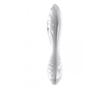 Двусторонний фаллоимитатор Satisfyer Dazzling Crystal 1, прозрачный