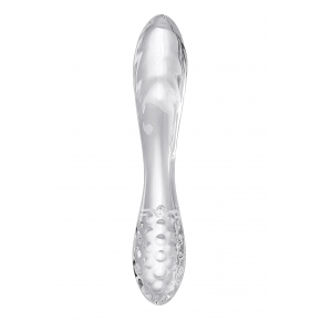 Двусторонний фаллоимитатор Satisfyer Dazzling Crystal 1, прозрачный